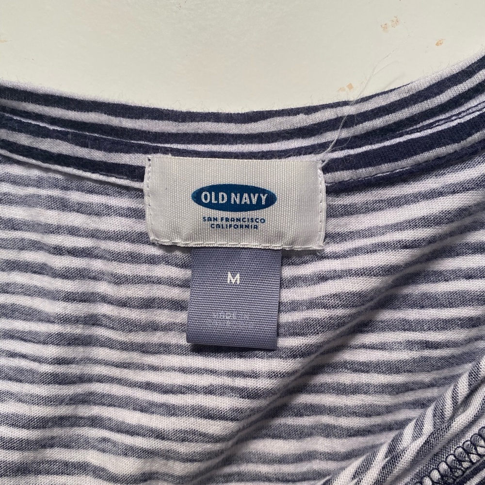 Old Navy striped peplum tank - Picture 3 of 3